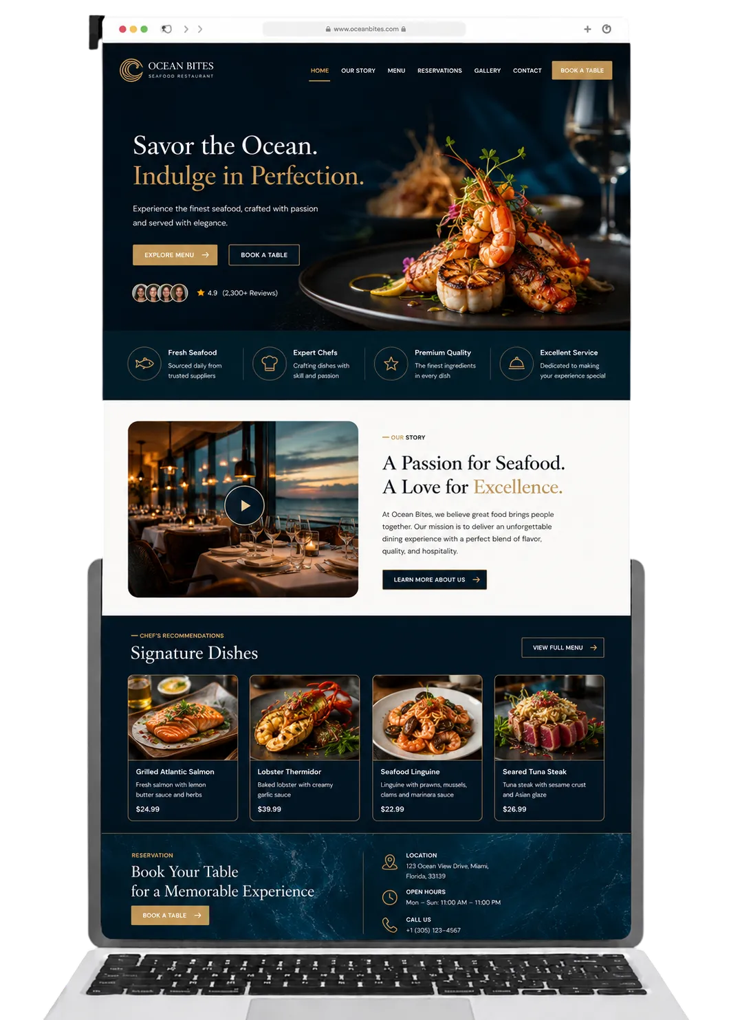 Restaurant AI Analytics & Marketing Dashboard | Eat Hype Our Premium Website Designs Img