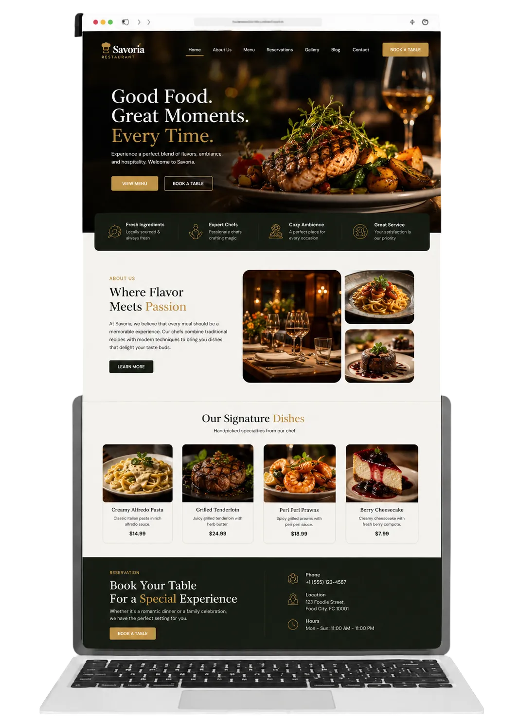 Restaurant AI Analytics & Marketing Dashboard | Eat Hype Our Premium Website Designs Img