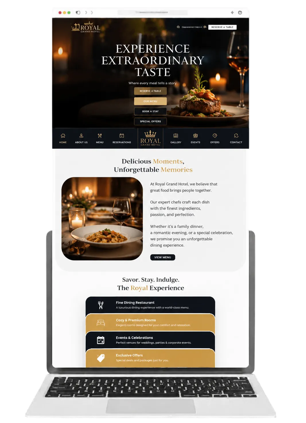 Restaurant AI Analytics & Marketing Dashboard | Eat Hype Our Premium Website Designs Img