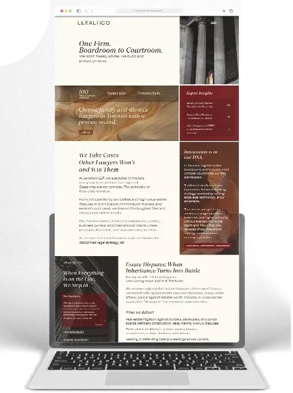 Lexaltico Website Design 2